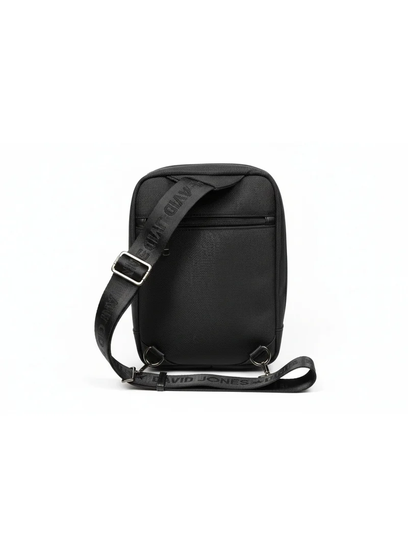 David Jones  David Jones Mens Sling Bag Stylish and Durable Everyday Carry | Color Black(932202)  | Best Price UAE